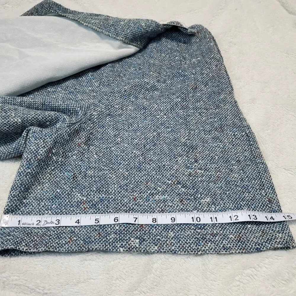 Vintage Ship n' Shore Blue White Tweed Skort Girl Tween 16 XL Retro Femininej‎